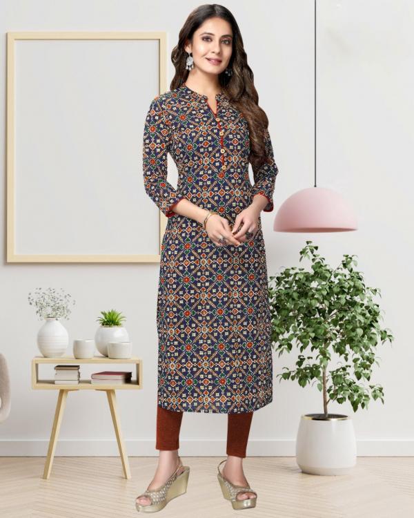 Trendy Printed 102 Casual Wear Jaipuri Kurti Collection